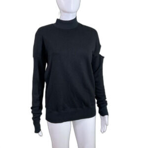 N Philanthropy Women’s Turtleneck Sweater Sz S Black made in the USA
